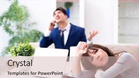  Presentation with cash - Audience pleasing theme consisting of speaking engagement - bankrupt family with no cash backdrop and a  colored foreground