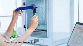  Presentation with special-education - PPT layouts with special-education-tools-3d-printing and a light blue colored foreground