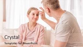  Presentation with special crime legal medicine - Presentation design consisting of special medicine on daughters rash background and a lemonade colored foreground