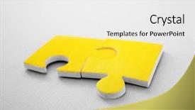  Presentation with light blue color - Beautiful presentation featuring children special needs - color puzzles on light background backdrop and a white colored foreground