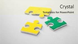  Presentation with light - Presentation having children special needs - color puzzles on light background background and a blonde colored foreground