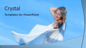  Presentation with jesus christ dark sky - Audience pleasing PPT layouts consisting of children special needs - happy young girl backdrop and a light blue colored foreground