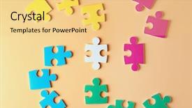  Presentation with special education - Audience pleasing slide deck consisting of special need education - composition with different puzzles backdrop and a yellow colored foreground