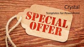  Presentation with barn wood - Presentation design consisting of special offer sign a paper background and a coral colored foreground