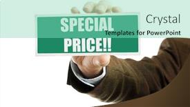  Presentation with price - Presentation theme featuring los angeles highway background and a gray colored foreground.