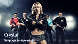  Presentation with tactics - Audience pleasing slides consisting of special tactics team ready backdrop and a navy blue colored foreground