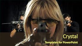  Presentation with battle tactics - Presentation design having special tactics team ready background and a tawny brown colored foreground