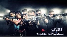  Presentation with tactics - Theme featuring special tactics team background and a wine colored foreground