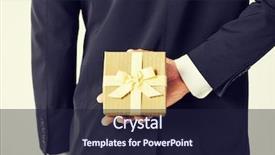  Presentation with cross and holding hands - Presentation theme having specialformal - close up of man hands background and a wine colored foreground