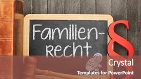  Presentation with family law - Amazing PPT layouts having specialist lawyer for german word backdrop and a tawny brown colored foreground