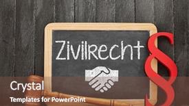  Presentation with civil law - Cool new presentation with specialist lawyer for german word backdrop and a tawny brown colored foreground