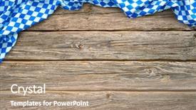  Presentation with oktoberfest - Colorful slides enhanced with specialty food - rustic background for oktoberfest backdrop and a coral colored foreground