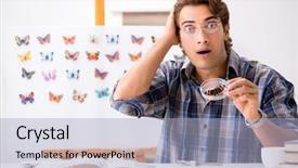  Presentation with how are you in new normal - Slides enhanced with specimen collection - student entomologist studying new species background and a light blue colored foreground