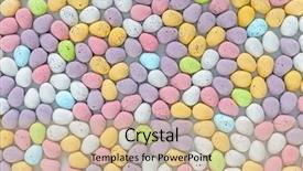  Presentation with candy cane christmas - Beautiful PPT theme featuring speckles - lots of candy covered multi backdrop and a  colored foreground