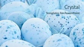  Presentation with fade blue painted red white - Presentation enhanced with speckles - pale blue speckled painted easter background and a  colored foreground