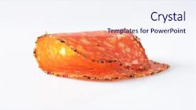  Presentation with black pepper plant - Amazing PPT layouts having speckles - thin slice of black pepper-coated backdrop and a sky blue colored foreground