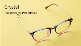  Presentation with galaxy pink and blue - PPT theme having specs - blue and pink frame background and a blonde colored foreground