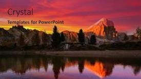  Presentation with spectacular - PPT layouts consisting of spectacular-view-of-the-limides background and a red colored foreground