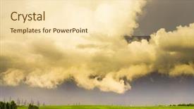  Presentation with spectacular - Beautiful slide deck featuring spectacular weather rain is near backdrop and a lemonade colored foreground