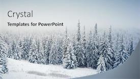  Presentation with spectacular - Beautiful slide set featuring spectacular-winter-landscape-with-snowy backdrop and a lemonade colored foreground