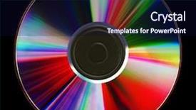  Presentation with patterns - Presentation with spectra - diffraction patterns on the surface background and a navy blue colored foreground