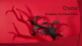  Presentation with handcraft - Theme consisting of spectro - red background scary shadows background and a red colored foreground
