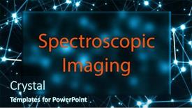  Presentation with systems - Slide deck having spectroscopic-imaging-the-study background and a navy blue colored foreground