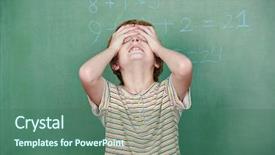  Presentation with dyscalculia - Cool new slides with speculate - child with dyscalculia in front backdrop and a ocean colored foreground