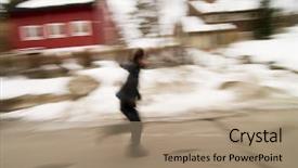  Presentation with motion - Audience pleasing slide set consisting of ancient wooden canon wheel close up backdrop and a dark gray colored foreground