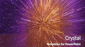  Presentation with colorful abstract movable - Audience pleasing slides consisting of science poster - speed effect abstract colorful background backdrop and a  colored foreground