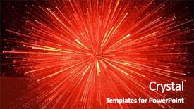  Presentation with sparkling - Slide set consisting of effect red sparkling abstract background background and a crimson colored foreground