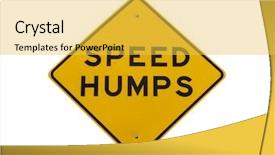  Presentation with speed - Slide deck featuring mais - mountain mist in sunrise background and a wine colored foreground