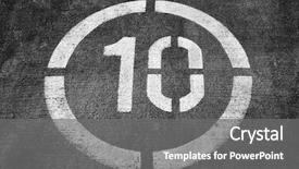  Presentation with limit - Colorful PPT layouts enhanced with speed limit sign painted backdrop and a gray colored foreground