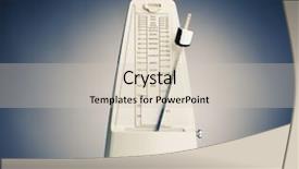  Presentation with sound - Audience pleasing slides consisting of speed sound - music metronome backdrop and a soft green colored foreground