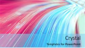  Presentation with blue night - Slide set consisting of speed urban road and moving background and a light blue colored foreground