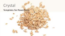  Presentation with silver fern black white flag - Slides enhanced with spelled-flakes-on-white-background background and a lemonade colored foreground