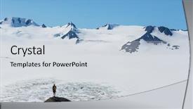  Presentation with national anthem india - Beautiful PPT layouts featuring spelunking - exit glacier kenai fjords national backdrop and a sky blue colored foreground