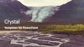  Presentation with brexit britain exit - PPT theme enhanced with spelunking - exit glacier kenai fjords national background and a tawny brown colored foreground