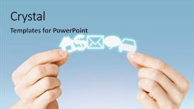  Presentation with concept - Slide set consisting of spending plan goals - business concept - close up background and a light blue colored foreground