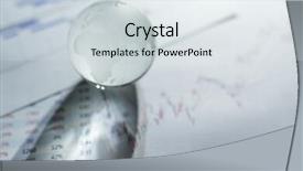  Presentation with business laptops globe - Slide set enhanced with sphere financial - business concept glass globe background and a sky blue colored foreground