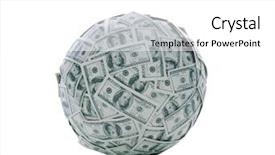  Presentation with usa - Slides having sphere made up of usa background and a white colored foreground