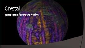  Presentation with graffiti - Colorful slides enhanced with sphere stylised under a graffiti backdrop and a black colored foreground