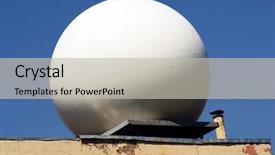  Presentation with broad - Amazing slides having spherical tanks construction - broad tank backdrop and a light gray colored foreground