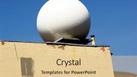  Presentation with broad - Theme consisting of spherical tanks construction - broad tank background and a lemonade colored foreground