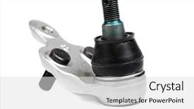  Presentation with joint - PPT theme enhanced with spherical joint isolated background and a light gray colored foreground