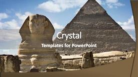  Presentation with pyramid - Theme enhanced with sphinx and pyramid background and a tawny brown colored foreground