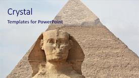  Presentation with pyramid diagram - Cool new PPT layouts with sphinx at giza and pyramid backdrop and a sky blue colored foreground
