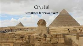  Presentation with cairo - PPT layouts consisting of sphinx cairo egypt background and a light gray colored foreground