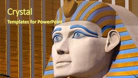  Presentation with las vegas - Colorful PPT layouts enhanced with sphinx-in-las-vegas backdrop and a tawny brown colored foreground