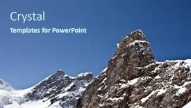  Presentation with switzerland - Beautiful presentation featuring sphinx-observation-point backdrop and a ocean colored foreground